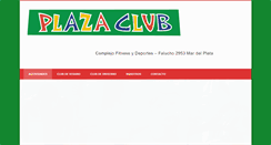 Desktop Screenshot of plazaclubmdp.com