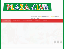 Tablet Screenshot of plazaclubmdp.com